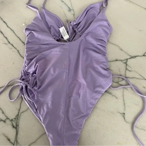 Bond-Eye Australia "Tied Together" one piece swimsuit medium B1706 - Picture 5 of 7